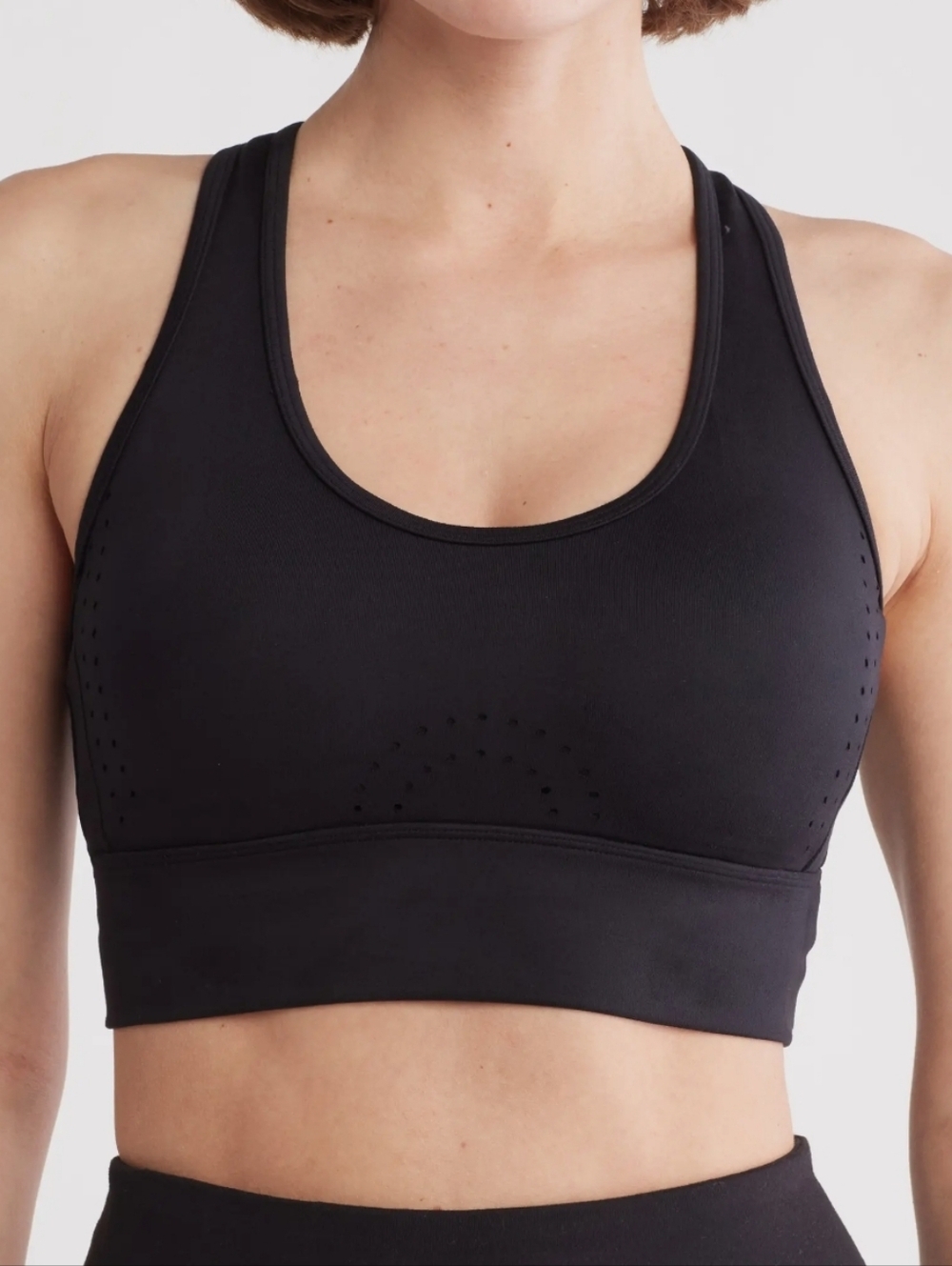 Marika Black Sports Bra High Impact Size M NWT